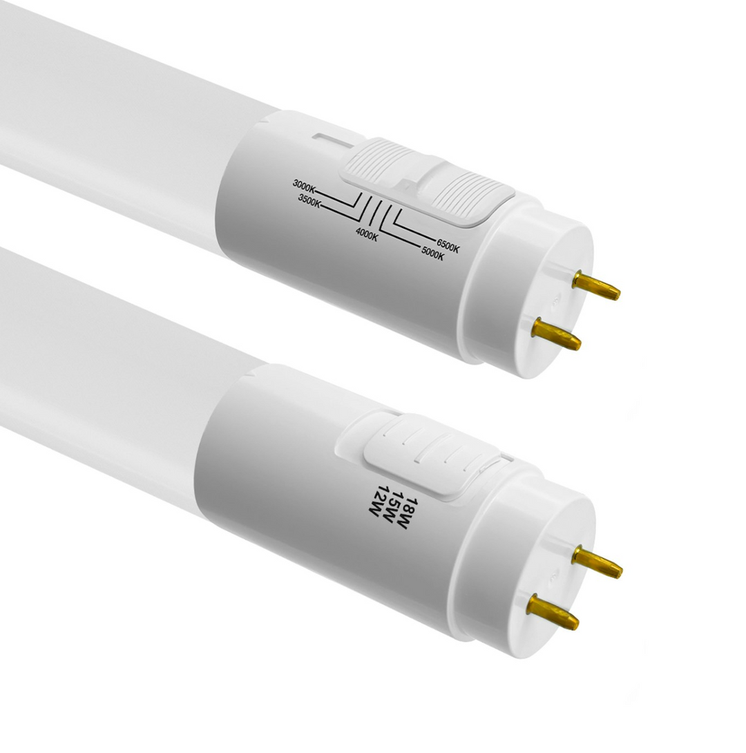 4 FT T8 Dimmable Bypass Tubes (Frosted Lens)