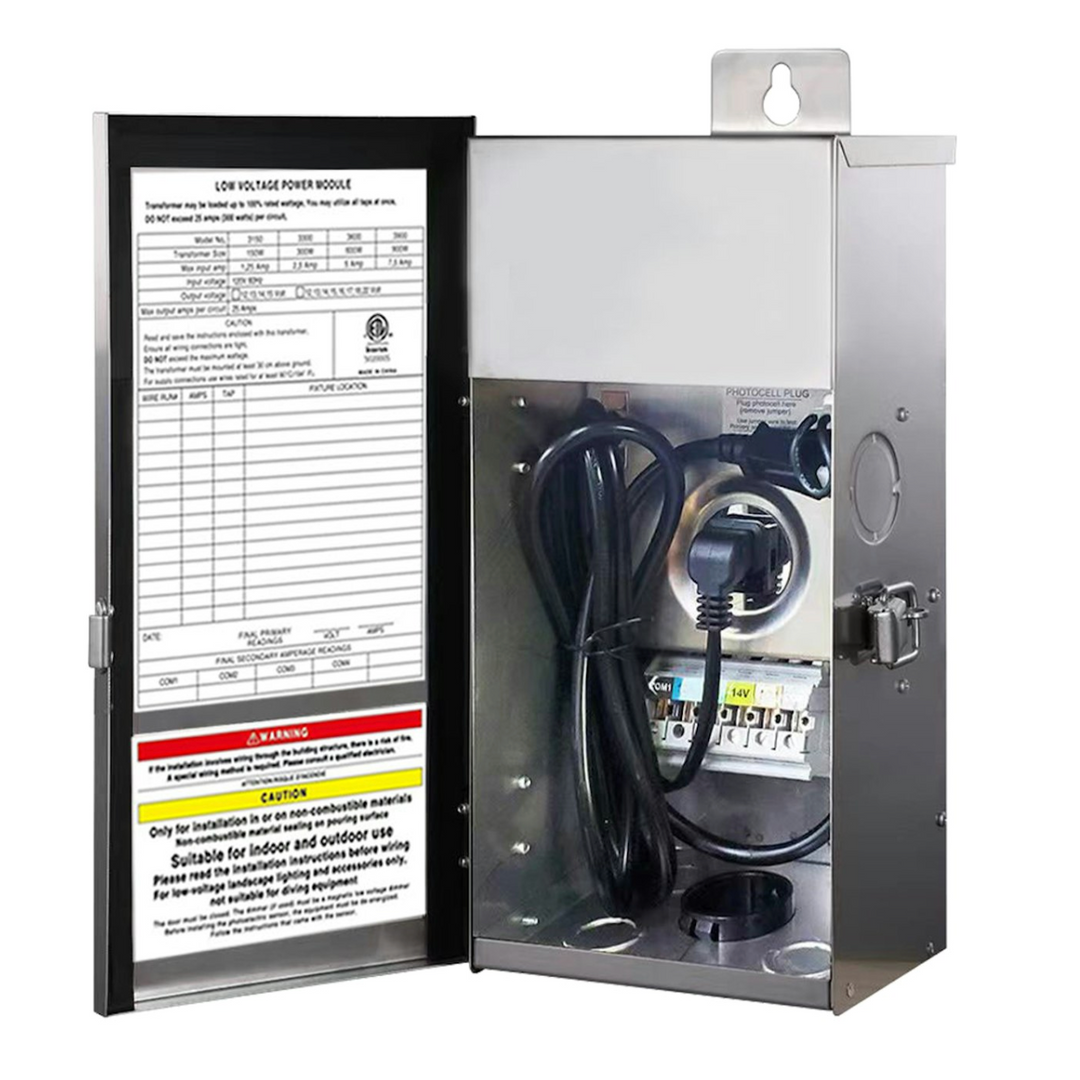 150W Multi-Tap Outdoor Transformer, Input: 120V