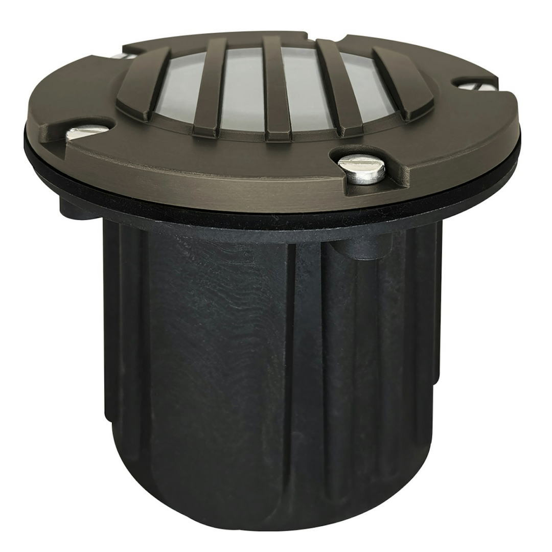 In-Ground Light: Ribbed Lens