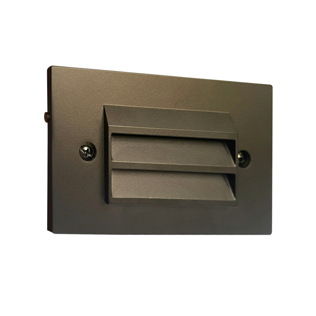 Surface Mount Step Light - 5inch Width - Louver