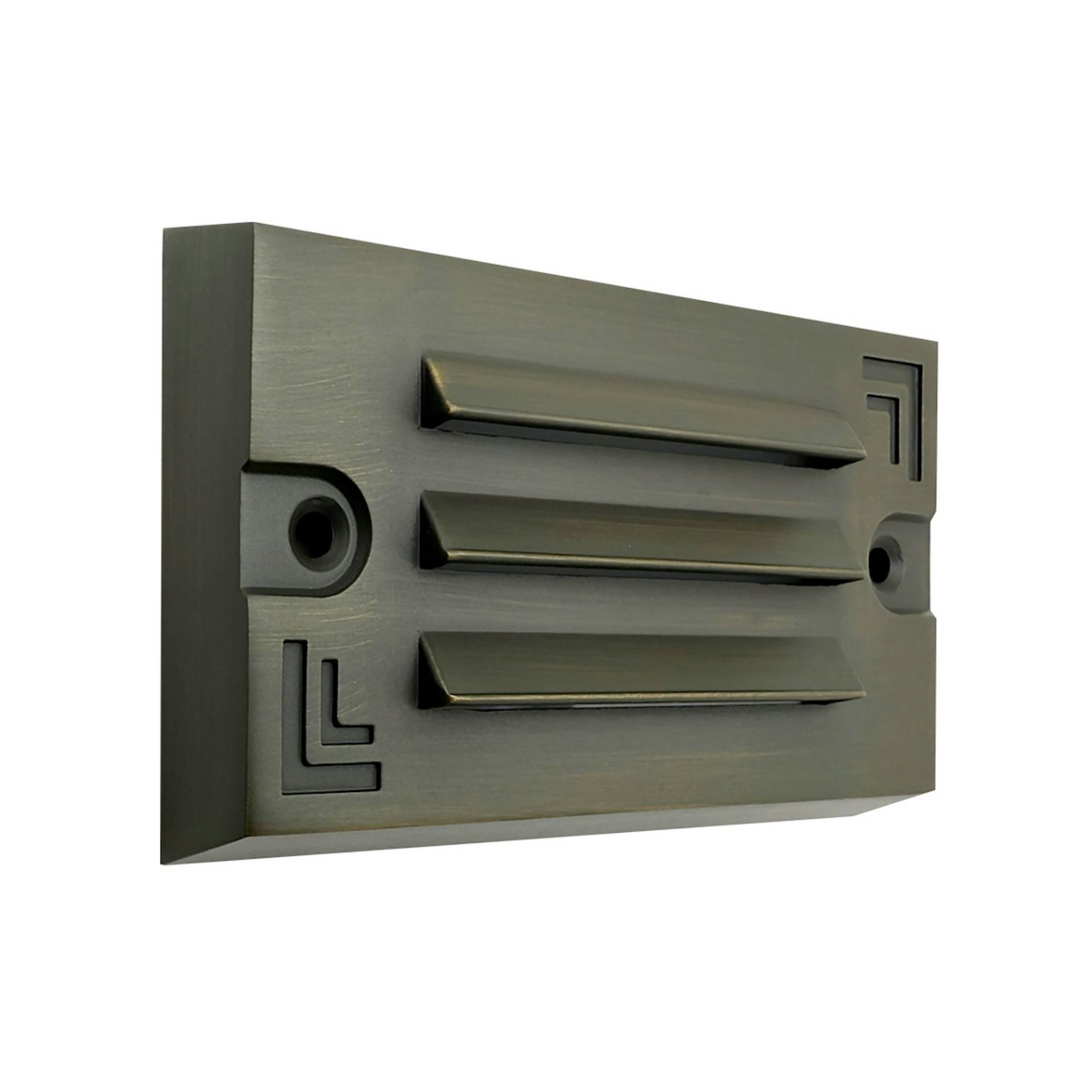 Surface Mount Step Light - 5inch Width - Louver