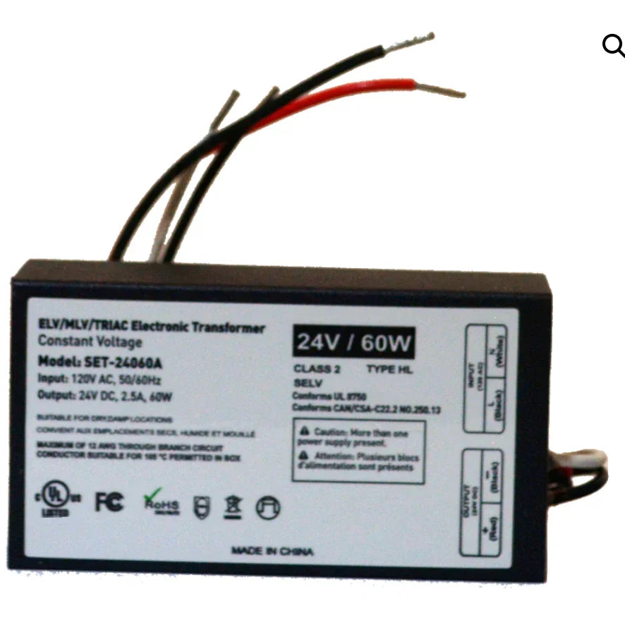 Jinno Lighting - LED Driver, 12V 60W