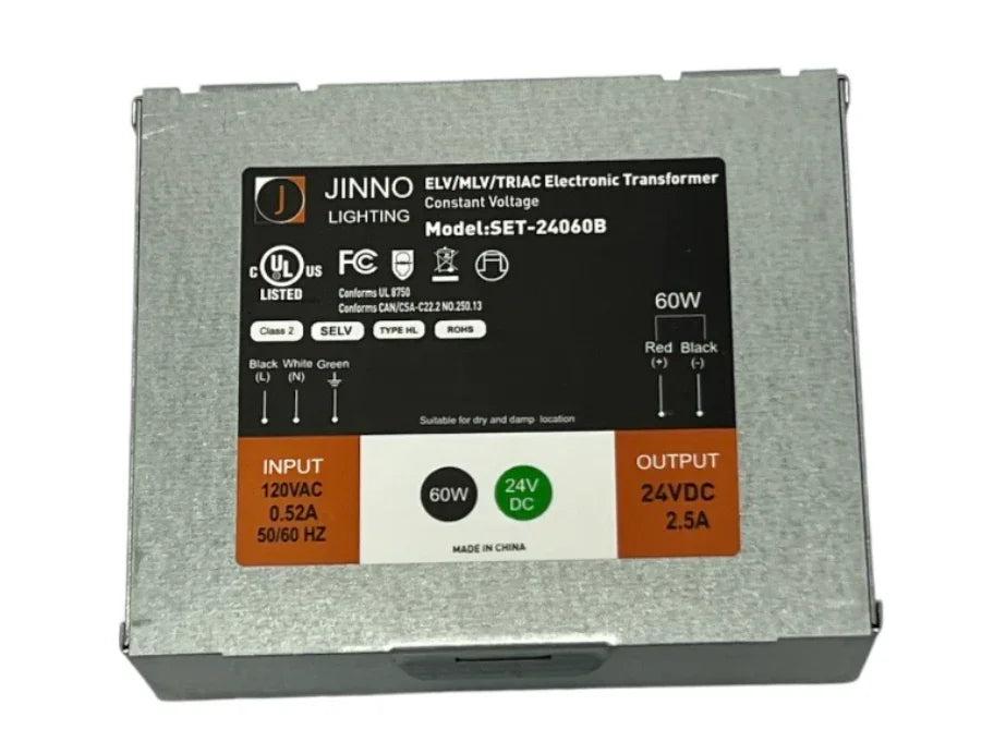 Jinno Lighting - LED Driver, B 12V 60W