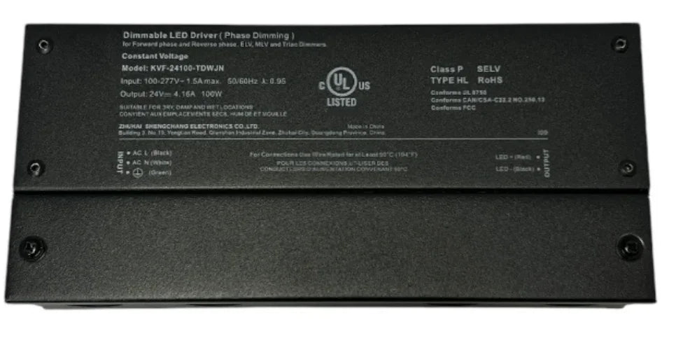 Jinno Lighting - LED Driver, 24V 100W