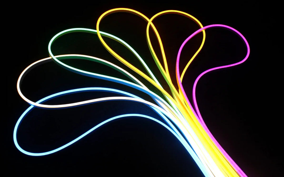 Jinno Lighting - Neon Tape Light, RGB, 24V, 165FT 10*10