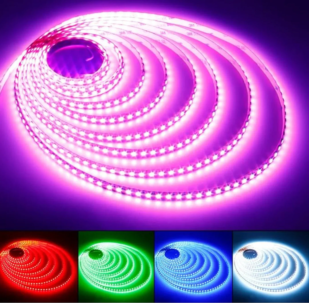 Jinno Lighting - SMD LED Tape Light, RGB, 4.4W, 12V, 16 ft