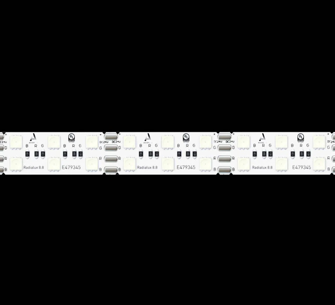 Radialux 8.8 - 24V RGB LED Tape Light,8 ft.