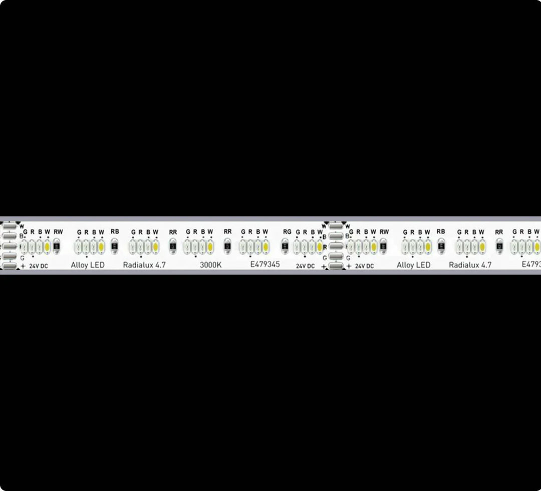 Radialux 4.4 - 24V RGBW LED Tape Light,16.4 ft.