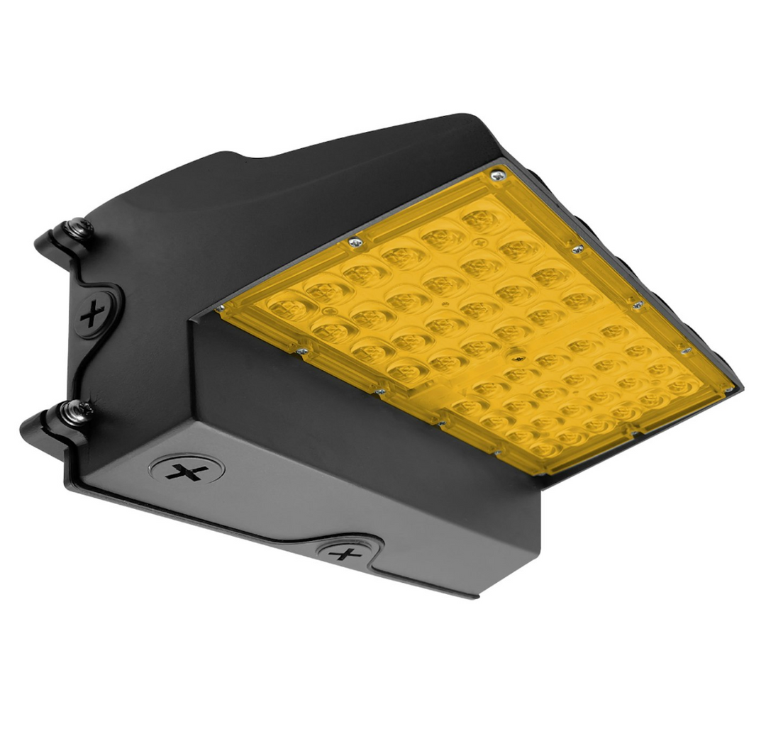 Full-Cutoff Wall Pack: Flat-FC Line, 2200K, 120-277V - Black