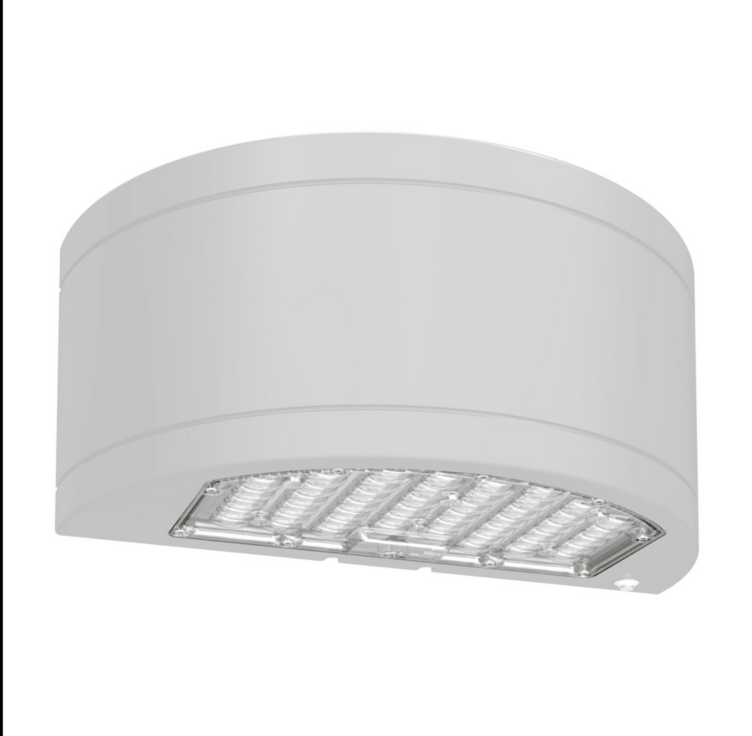 CIRCLE-Line: Half Cylinder Up/Down Wall Pack, 120-347V - White