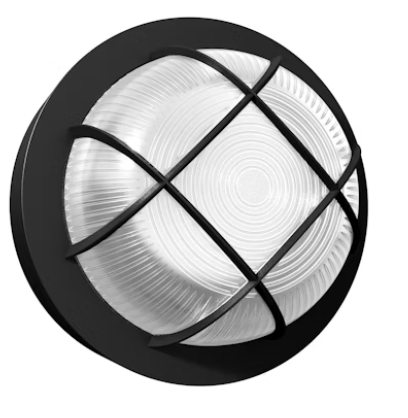Bulk-Line: Round Bulk Head, 20-277V, 3CCT - Guarded - Black