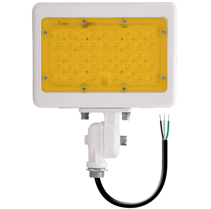 Mini Area Flood Lights: M-Line 2200K, 50W/35W, 120-277V - White
