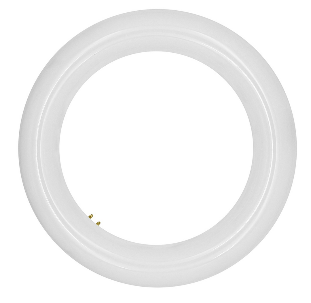 12" T9 Circline Glass & PC Coating Triple Fit Bulb, 12W, 4CCT, 120V-277V - White
