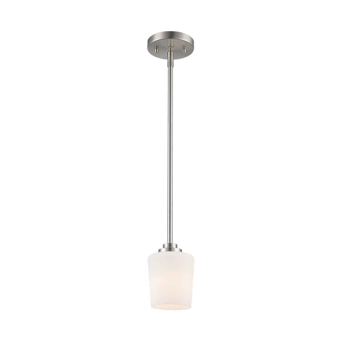 1LT PEND SLEEK MDRN METAL-BN
