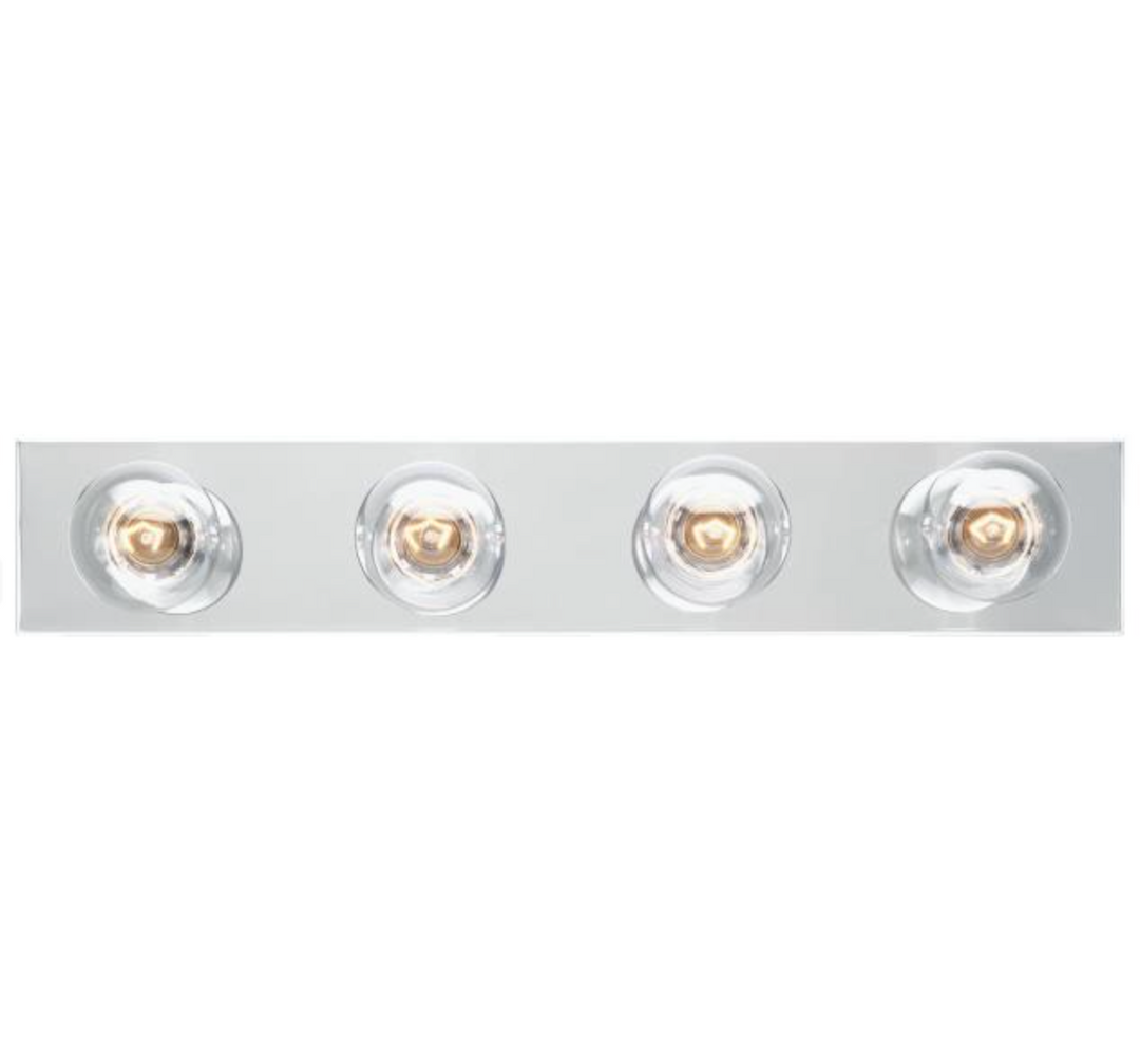 Westinghouse Four-Light Indoor Bath Bar - Chrome