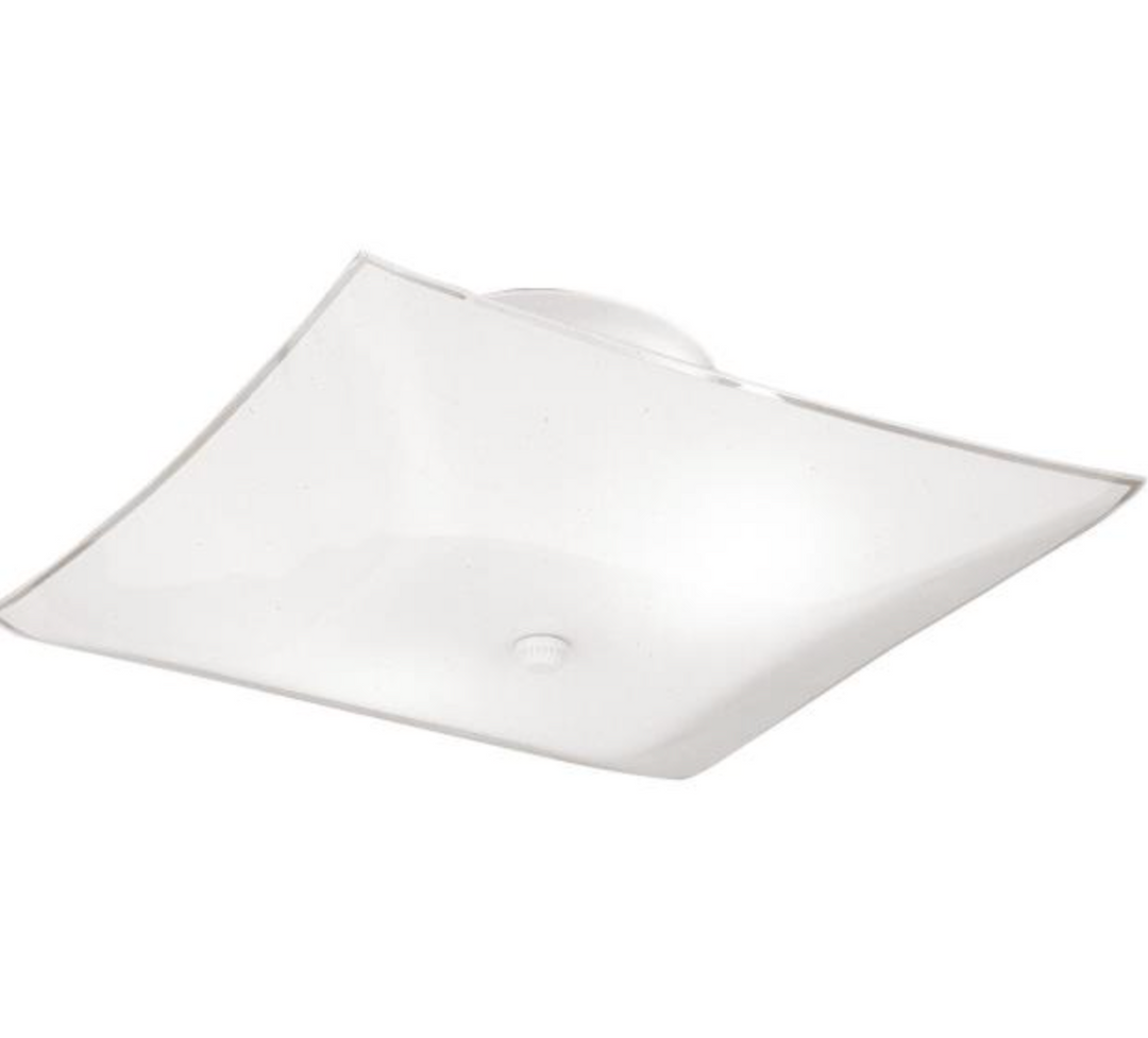 Westinghouse 12-Inch Two-Light Semi-Flush Mount - White