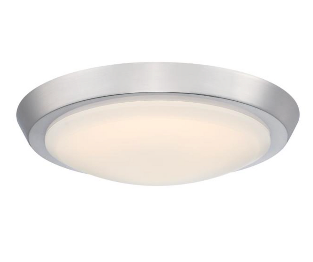 Westinghouse Morrell 11-Inch 23W LED Flush Mount - Brushed Nickel