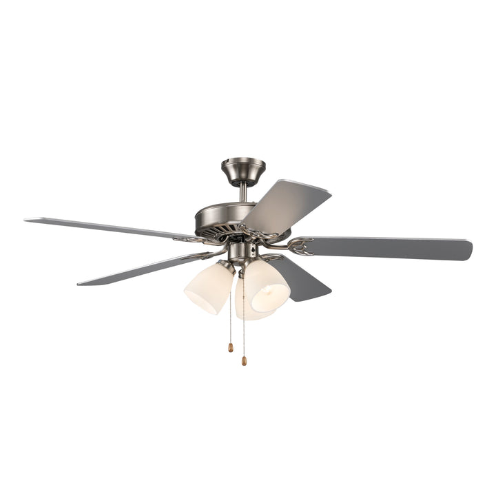 Solana 5-Blade Ceiling Fan With 3-Lights- Brushed Nickel