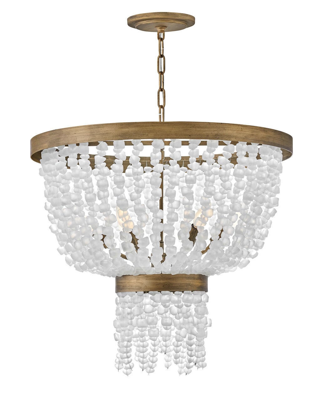 Dune FR30206BNG Medium Single Tier Chandelier - Gold