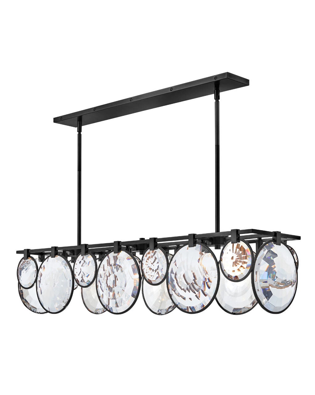 Nala FR31266BLK - Medium Eight Light Linear - Black