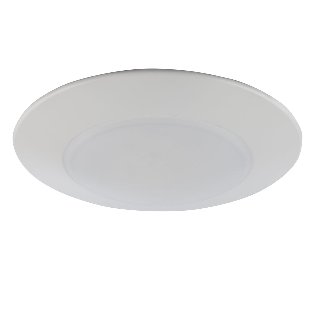 Ultra-Low Single Light Flush Mount Slim Disc - White