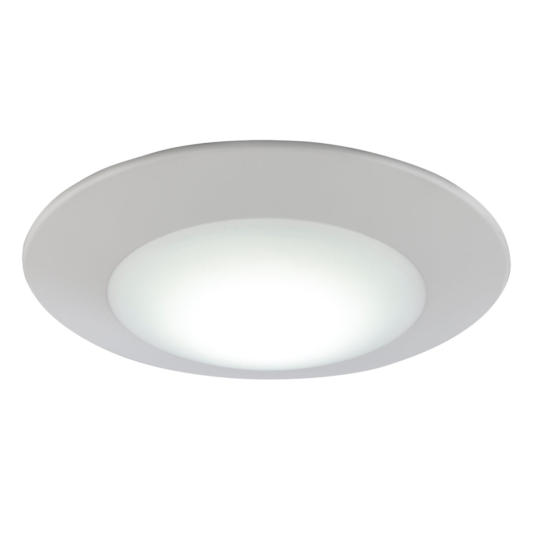 Ultra-Low Single Light Flush Mount Slim Disc - White