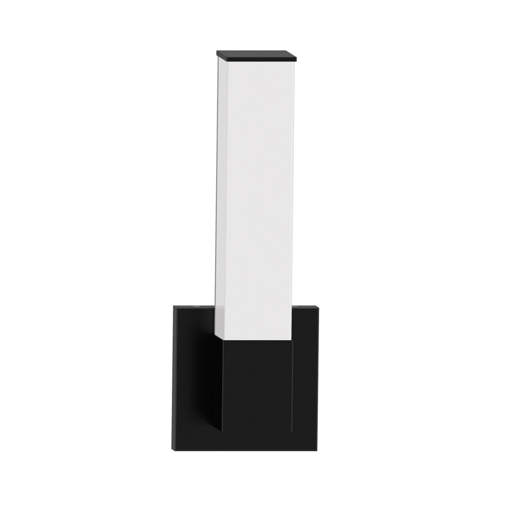 14" Led Wall Sconce Square - Black