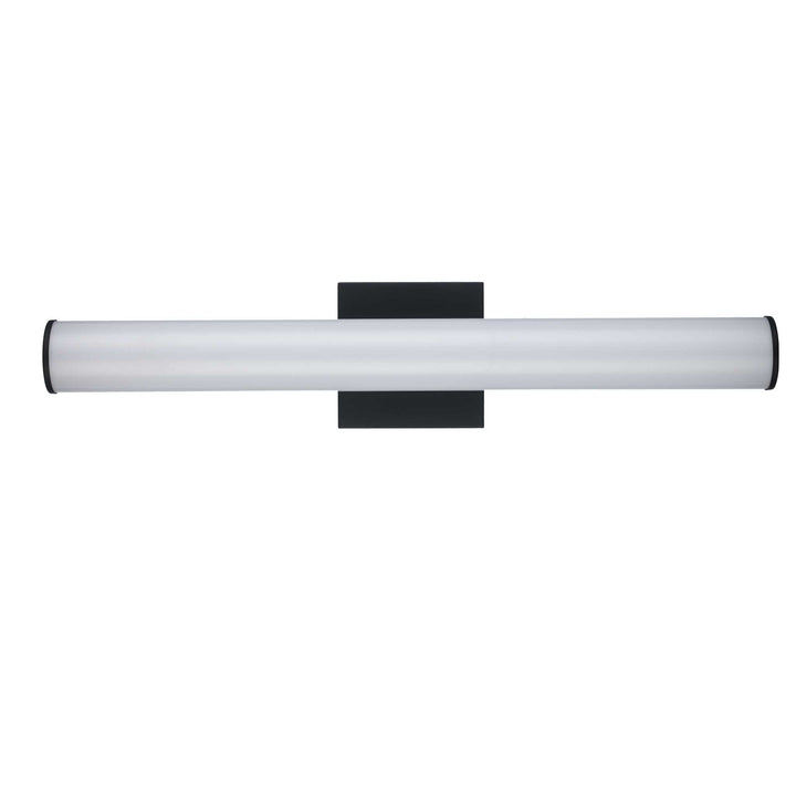 LED Cylandrical Vanity Bar Linear Led Frosted - Black