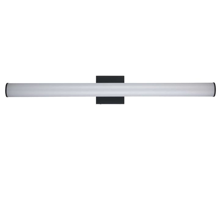 LED Cylandrical Vanity Bar Linear Frosted -Black