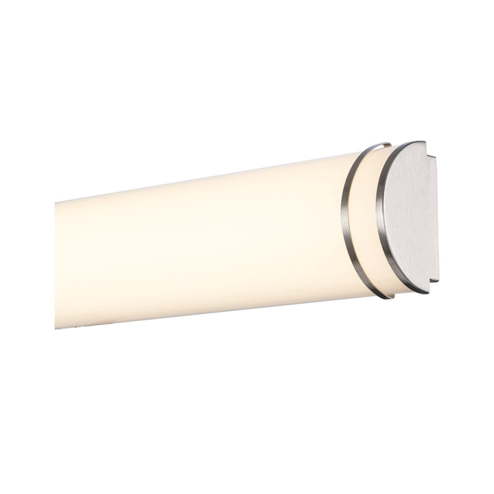 LED Marlow Contemporary Wall Sconce Double Ring - Brushed Nickel