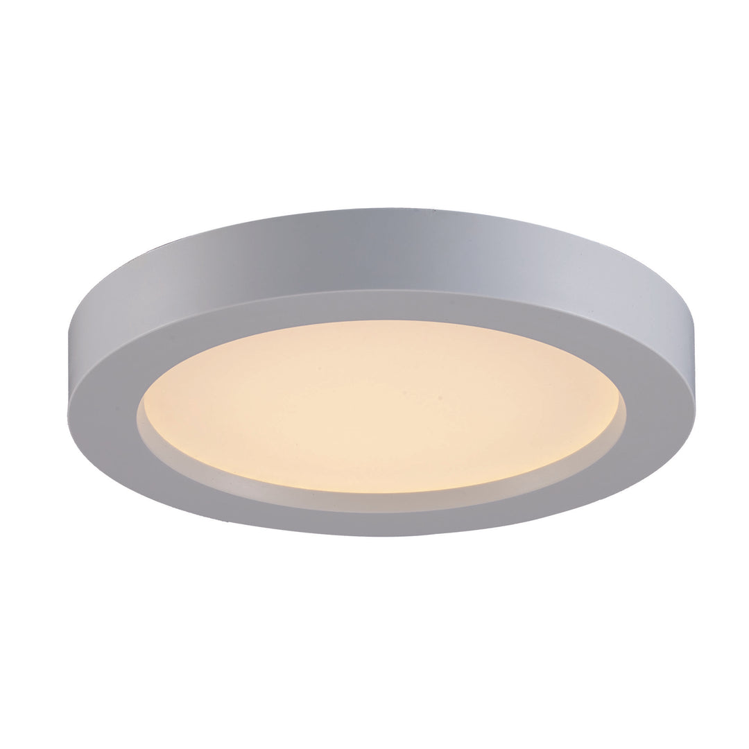 Palomino Collection 5.3-In. Modern Flush Mount Dimmable LED Ceiling Light - White