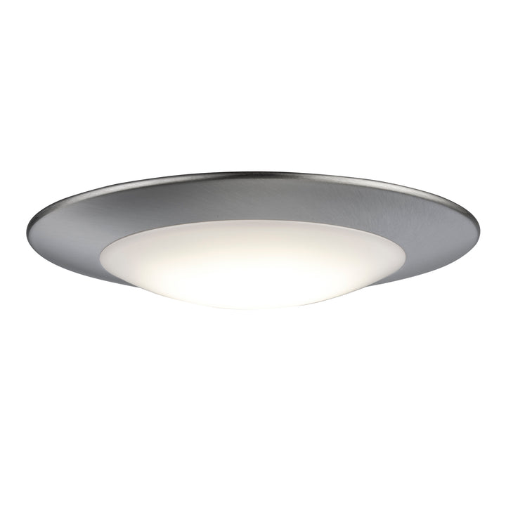 Palomino Collection Modern Flush Mount Dimmable Light, Color Temp Changing CC - Brushed Nickel