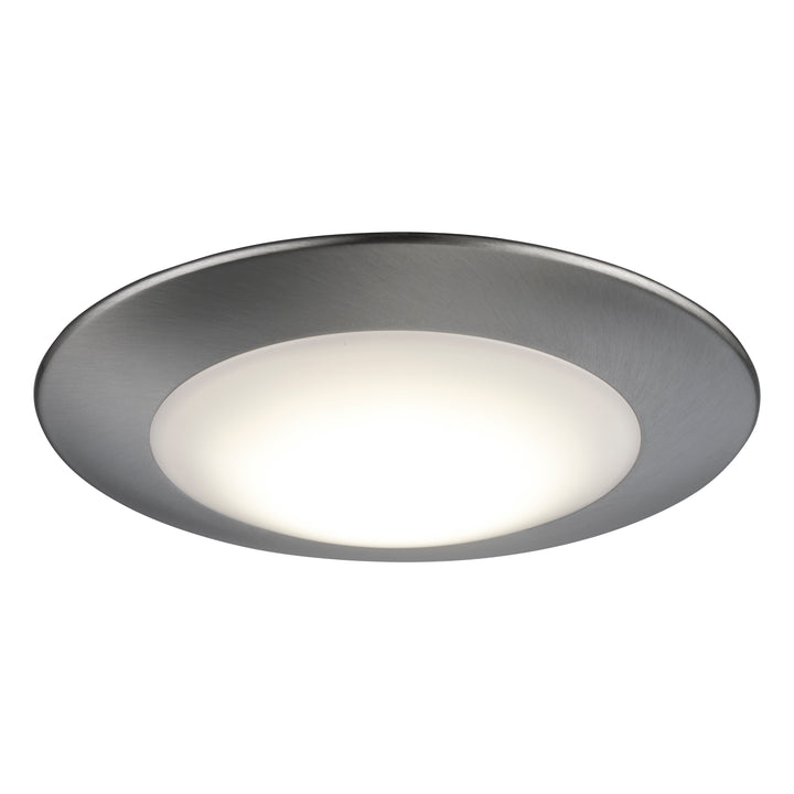 Palomino Collection Modern Flush Mount Dimmable Light, Color Temp Changing CC - Brushed Nickel