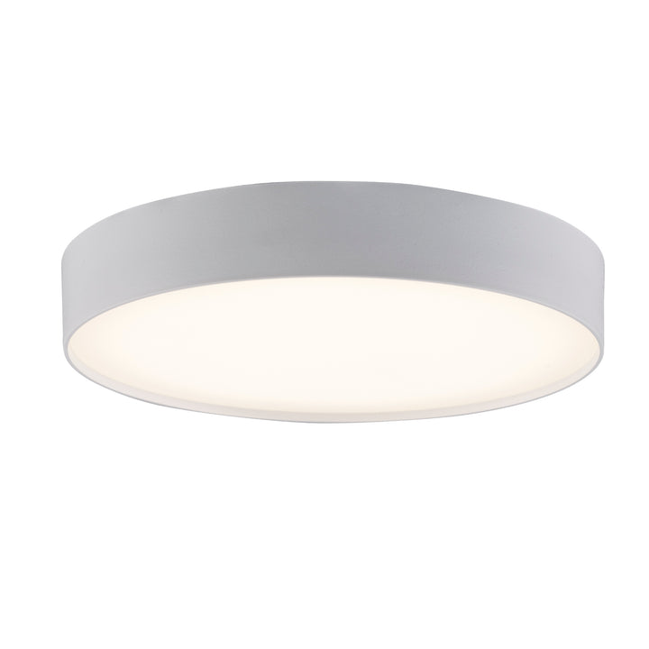 Xander 1-Light Flat Flush Mount Disc - White