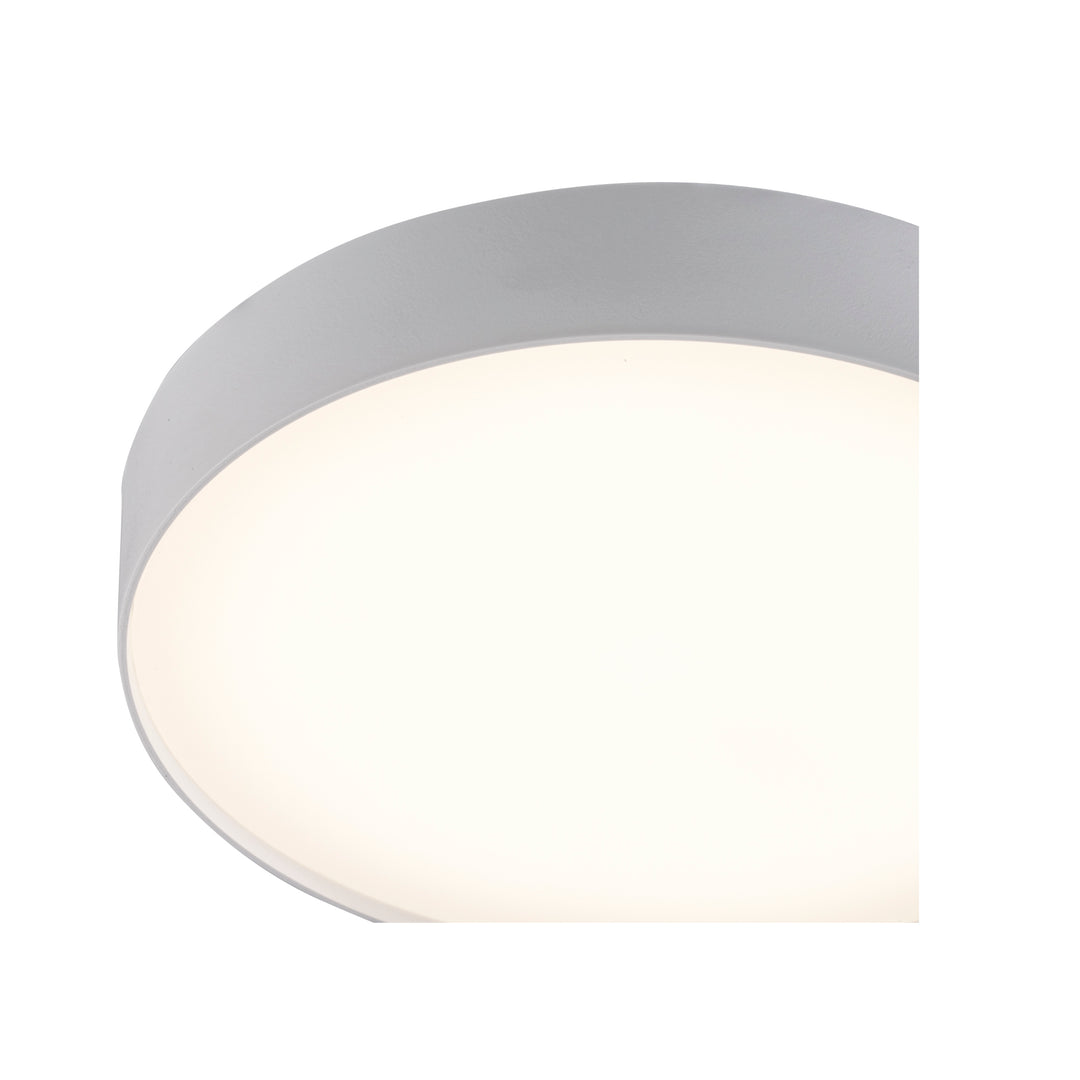 Xander 1-Light Flat Flush Mount Disc - White