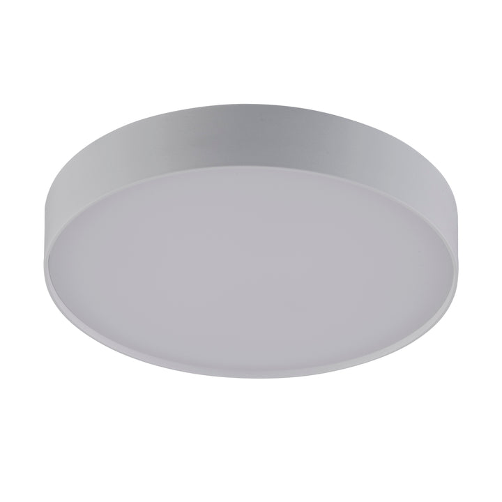 Xander 1-Light Flat Flush Mount Disc - White