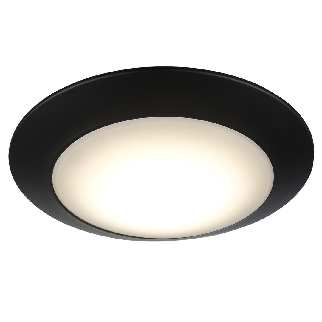 Karis Low-Profile Flush Mount Slim Disc - Black