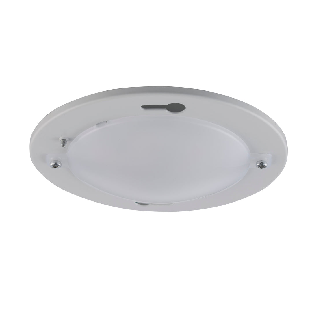 Camden 1-Light Low-Profile Disc Keyless - White