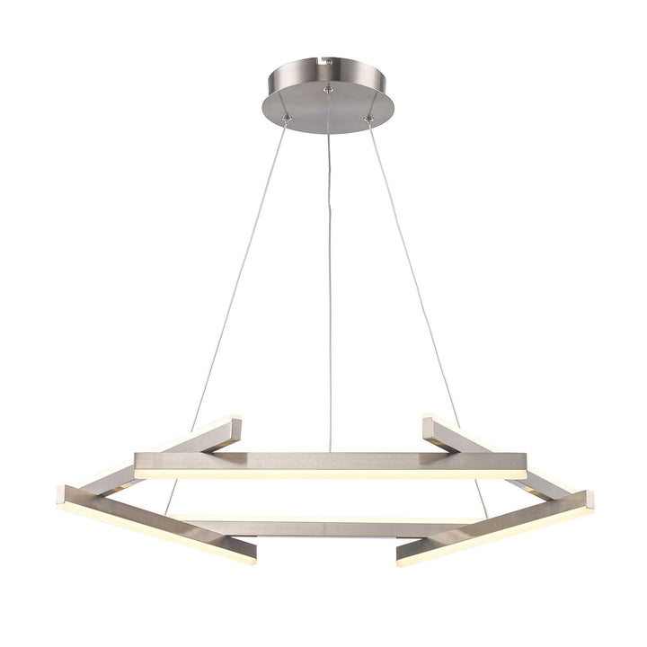 LED Celstia Modern Chandelier - Brushed Nickel