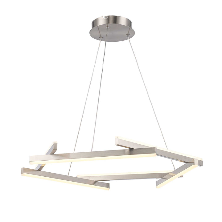 LED Celstia Modern Chandelier - Brushed Nickel