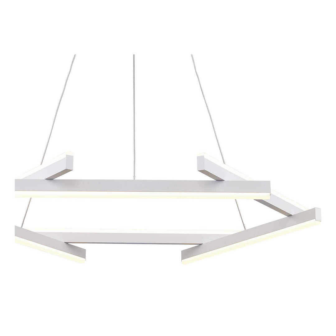 LED Celstia Modern Chandelier - White