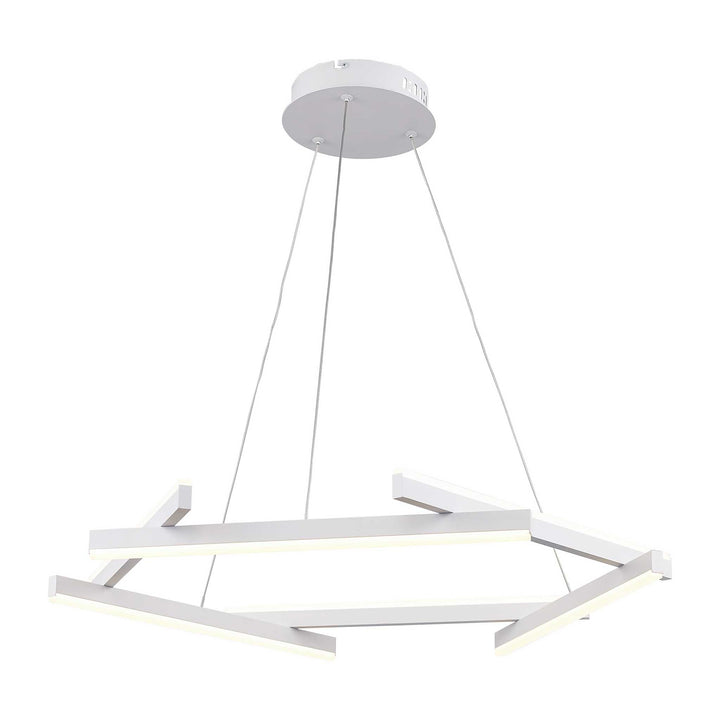 LED Celstia Modern Chandelier - White