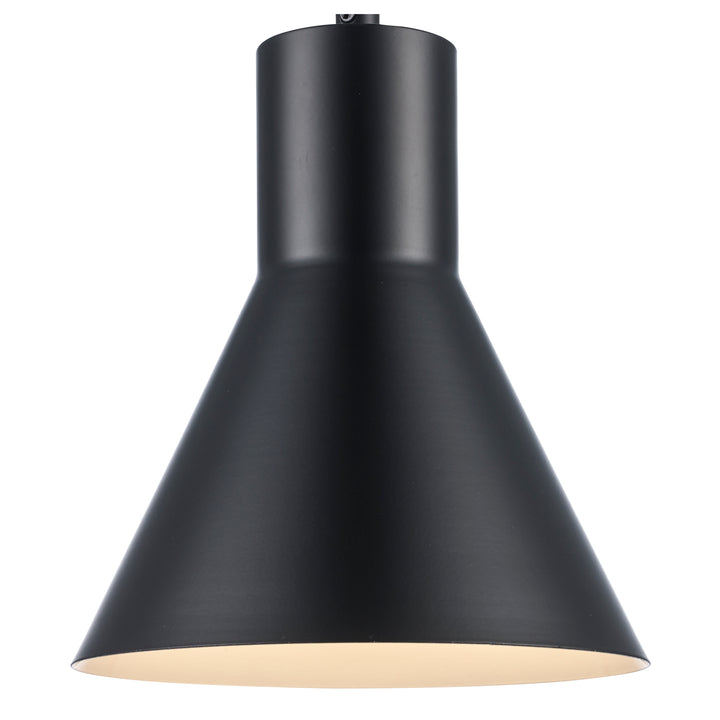 1 Lt Flared Shade -  Black