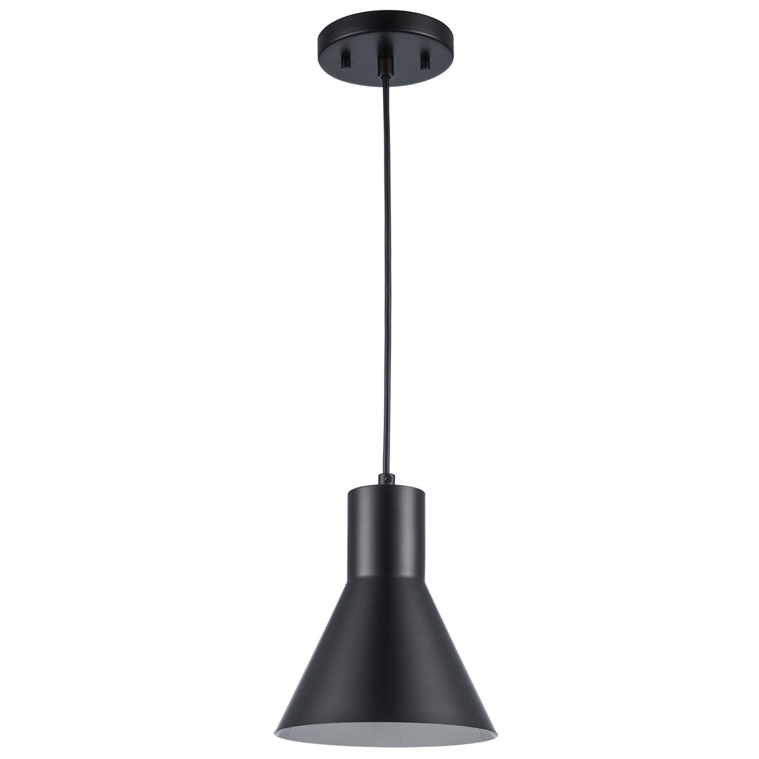 1 Lt Flared Shade -  Black