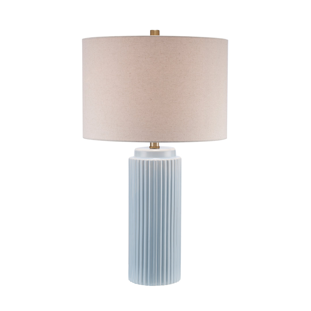 Cardinal Light Blue Table Lamp with Fabric Shade | RTL-9217 BL
