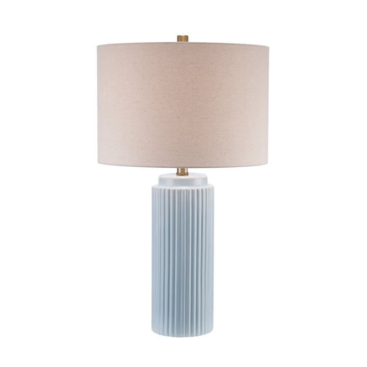 Cardinal Light Blue Table Lamp with Fabric Shade | RTL-9217 BL
