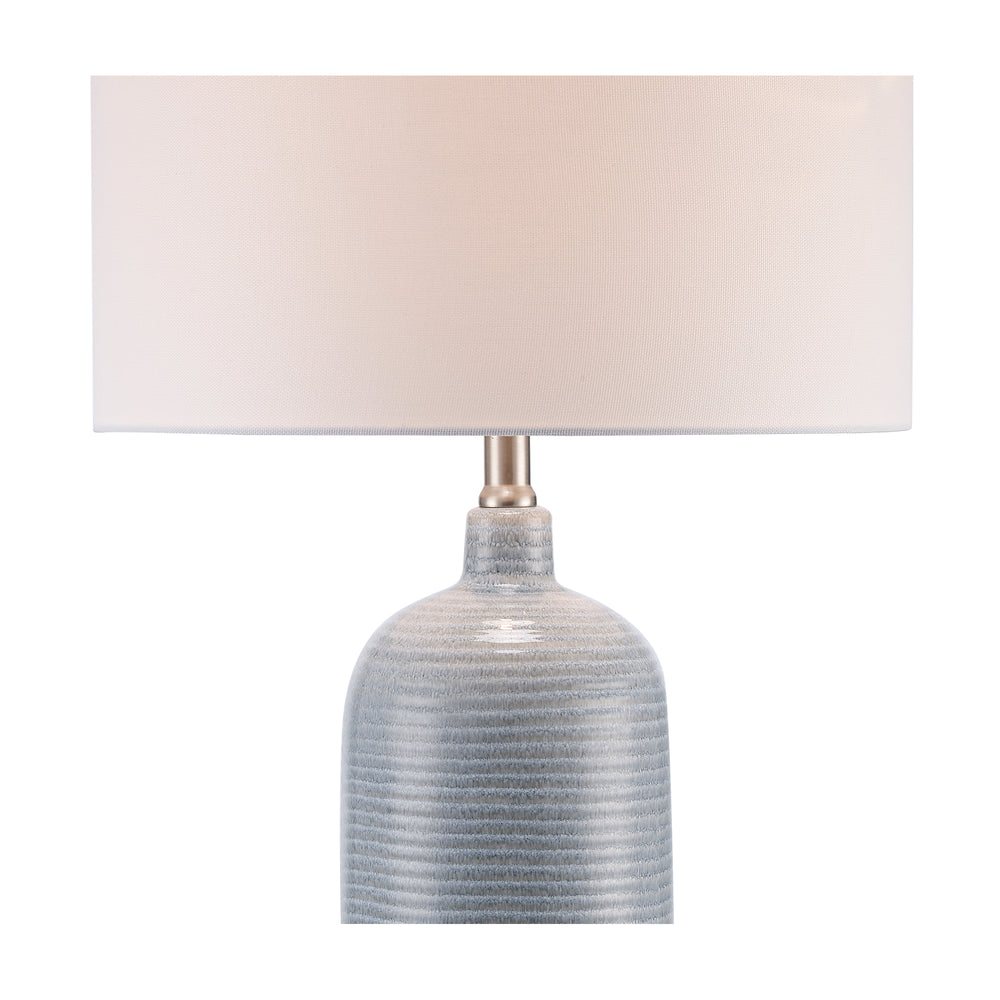 Cardinal Light Blue Table Lamp with Fabric Shade | RTL-9218 BL