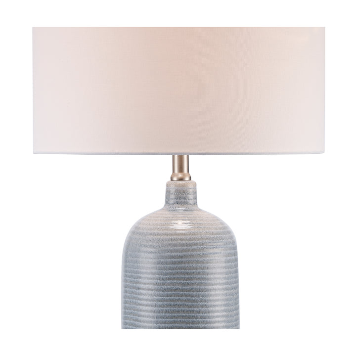 Cardinal Light Blue Table Lamp with Fabric Shade | RTL-9218 BL