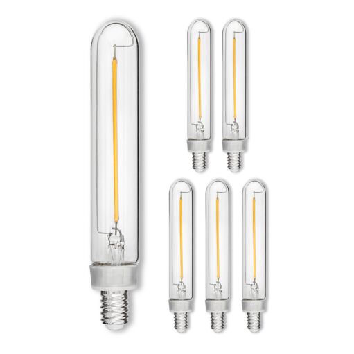 Lumiglo Bulb E12T62245CL-6  LED Bulb 6 Pack