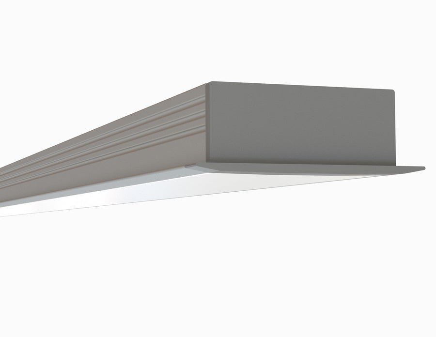 Alberko LED Channel - 1932ASL - Recessed, 8 ft - Silver - Note: Shipping is not available for this product. "Pick up only".